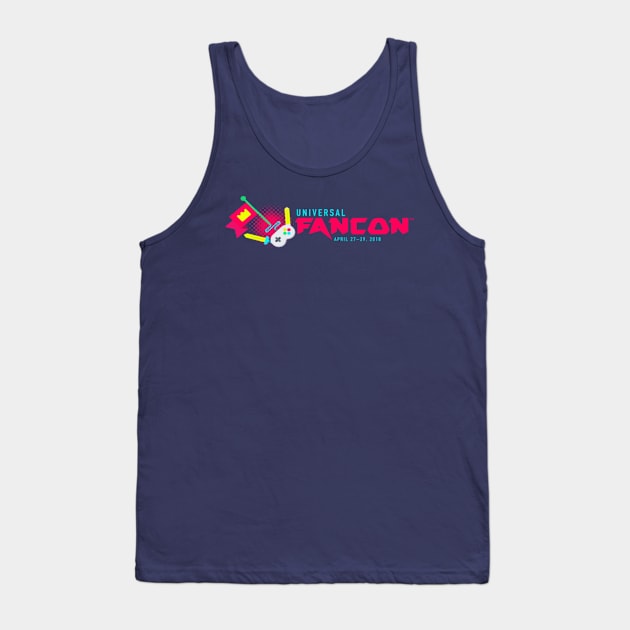 Universal FanCon Logo Tee Tank Top by universalfancon